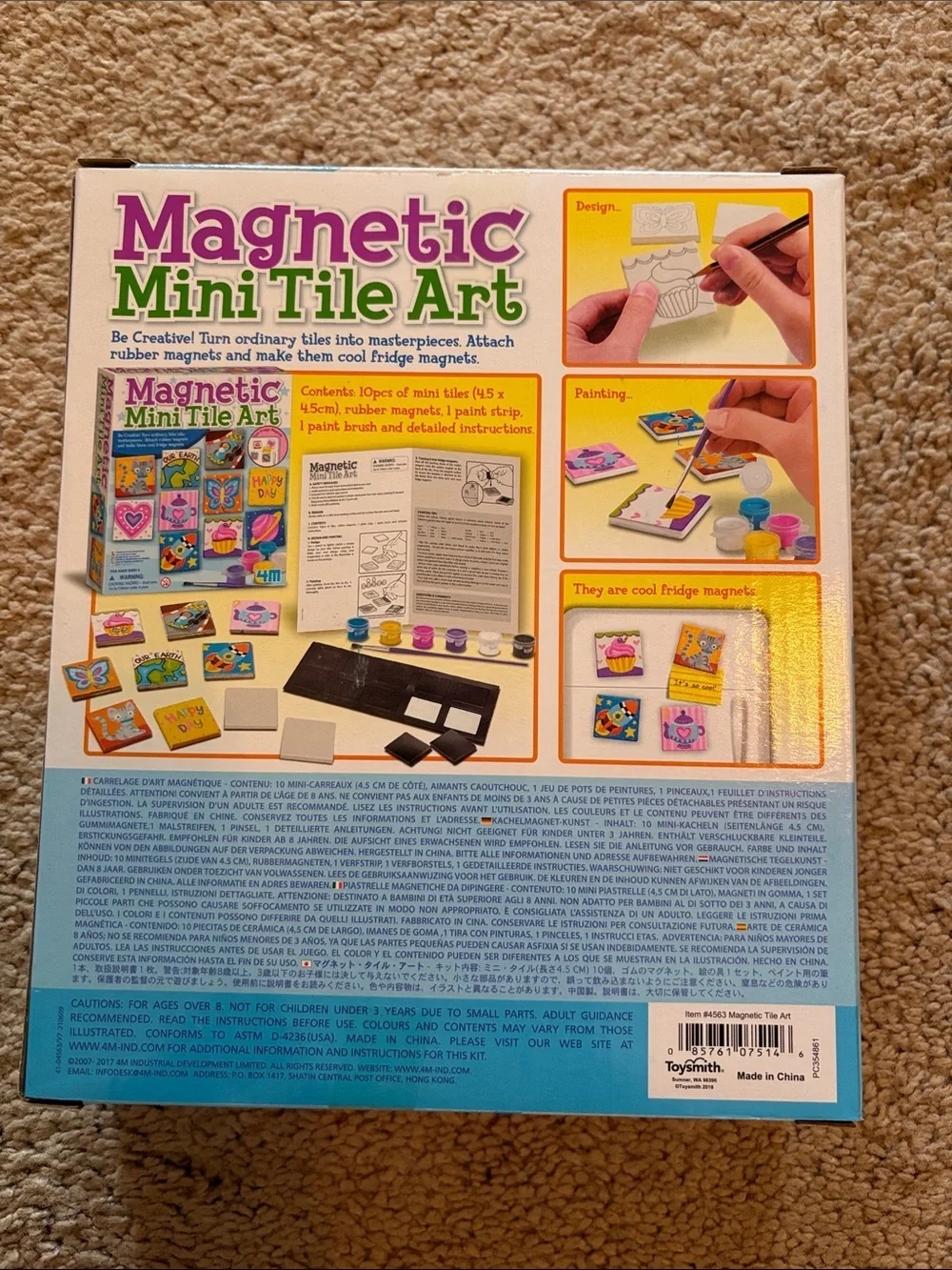 MAGNETIC MINI TILE ART SET AGES 8 AND UP NEW IN BOX RETAILS FOR $30 up